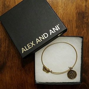 Letter D Alex & Ani Bangle